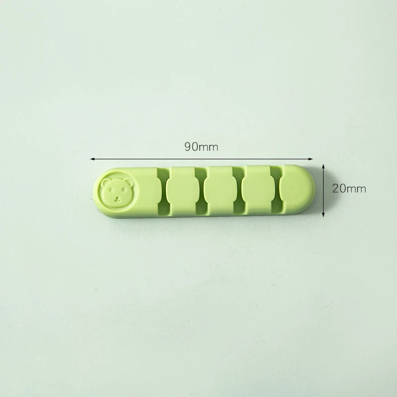 1 Piece Cute Cable Organizers Holder Clips for Desktop Cord Organizers Management Office Home