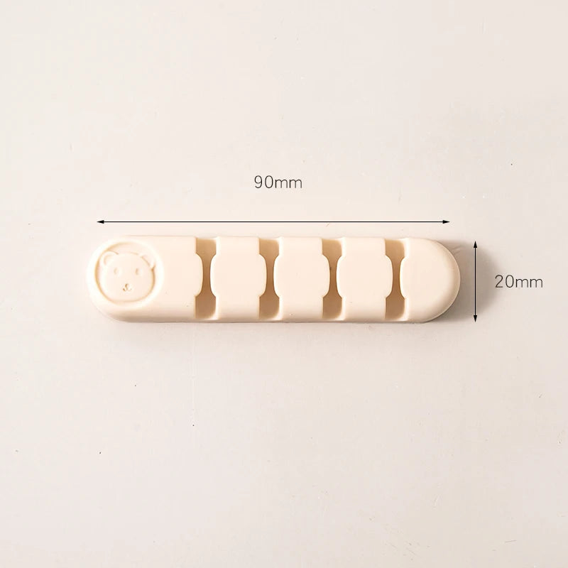 1 Piece Cute Cable Organizers Holder Clips for Desktop Cord Organizers Management Office Home