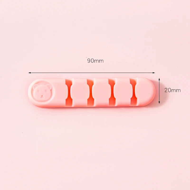 1 Piece Cute Cable Organizers Holder Clips for Desktop Cord Organizers Management Office Home