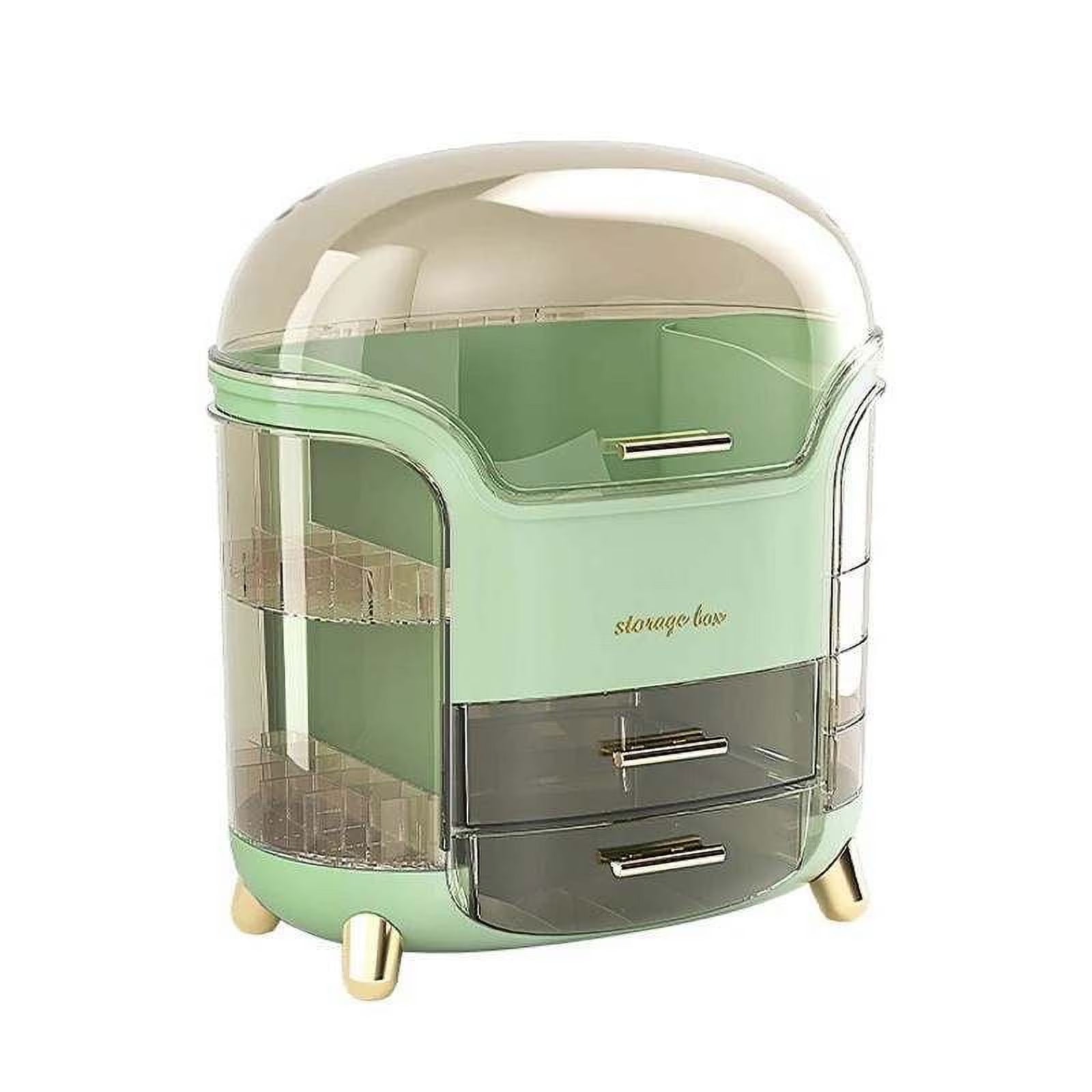 Makeup Storage Box and Organizer, Portable Vanity Cosmetics Bathroom Storage